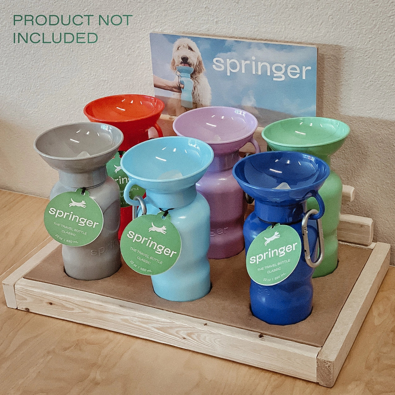 Dog Bottle Counter Display with Free Tester Bottle (Preorder)