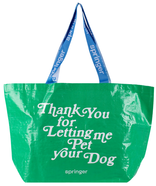 Thank You Large Tote For Dog People