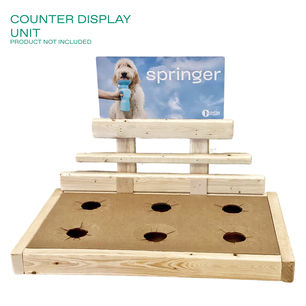 Dog Bottle Counter Display with Free Tester Bottle (Preorder)